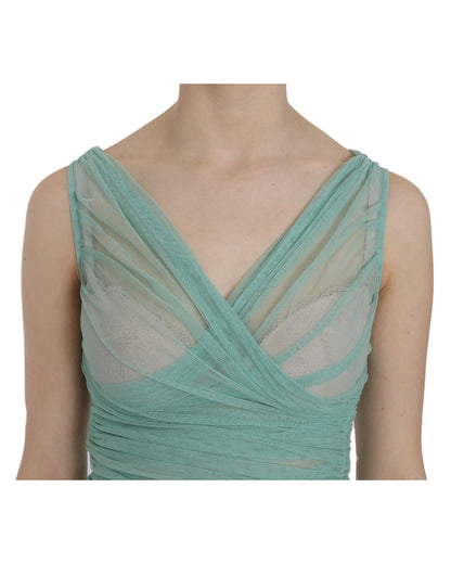 Sleeveless V-Neck Mesh Blouse Top with Logo Details 38 IT Women