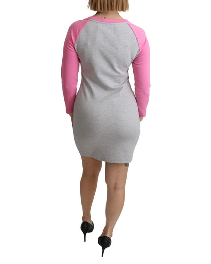 Crew Neck 3/4 Sleeve Sweater Dress with My Little Pony Motive 36 IT Women