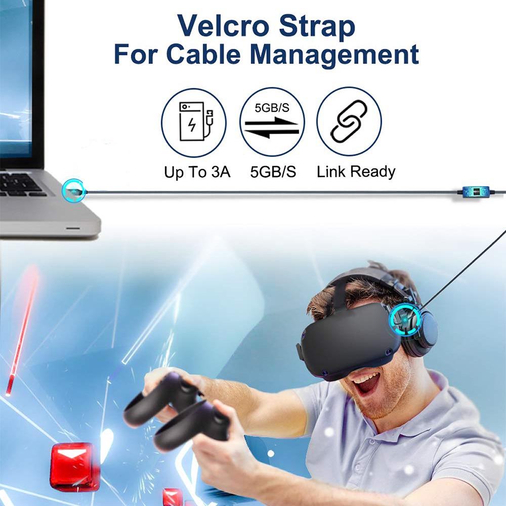 Aluminum Vr Link For Oculus Quest 2 - 5M