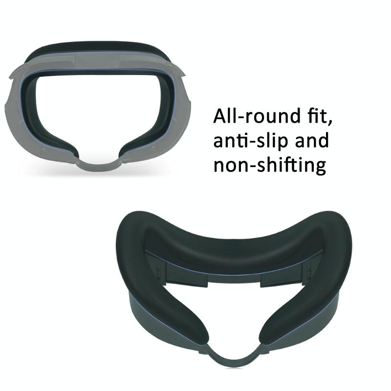 2-Piece Vr Nose Pad Mask For Meta Quest 3 - Face Cover Set - 4Pcs /Set