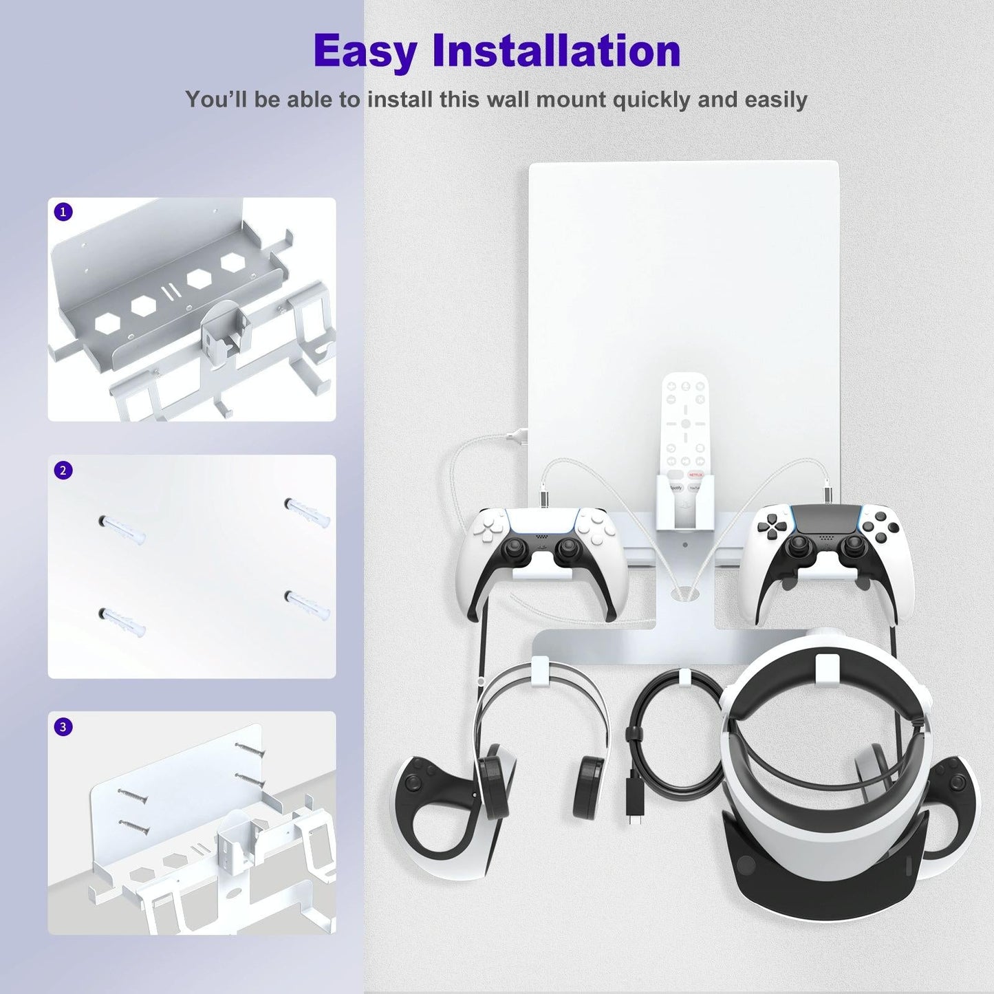 Jys Helmet Headset Storage Rack For Ps5 / Ps Vr2 Series