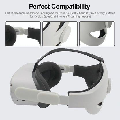 Comfortable Vr Headband For Oculus Quest 2 - Lightweight