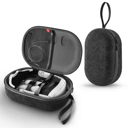 Protective Vr Storage Bag For Apple Vision Pro / Meta Quest 3 Glasses - Black