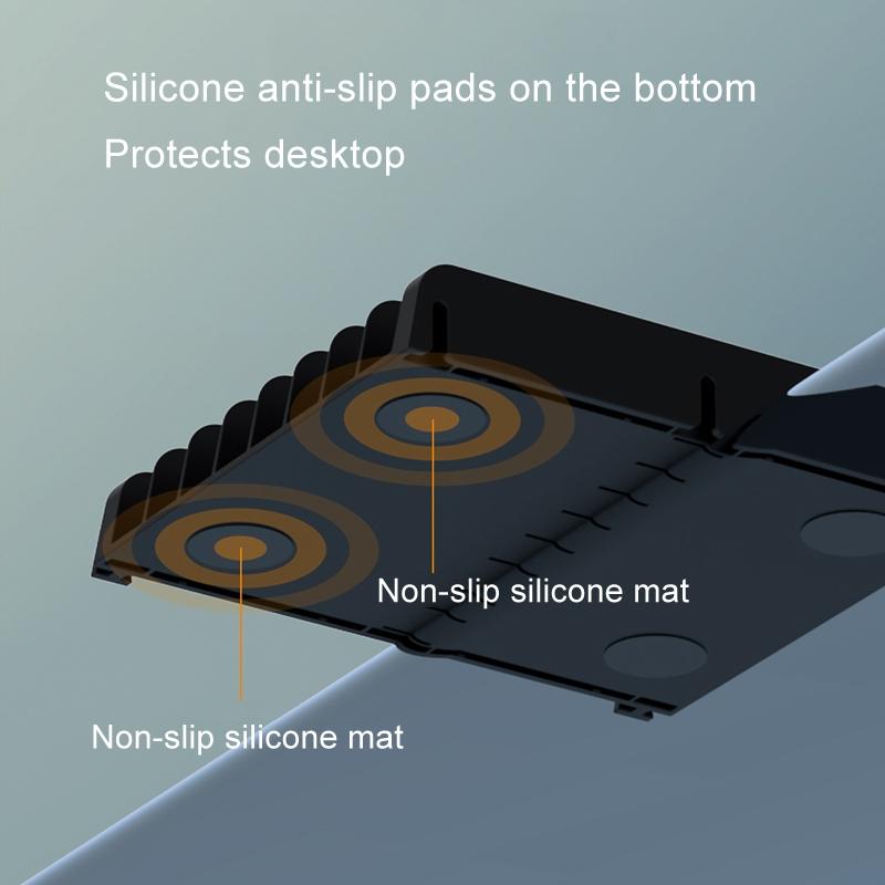 Desktop Cd Storage Stand - Large Capacity Black