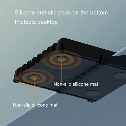 Desktop Cd Storage Stand - Large Capacity Black