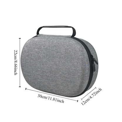 Gray Portable Vr Headset Storage Case For Apple Vision Pro