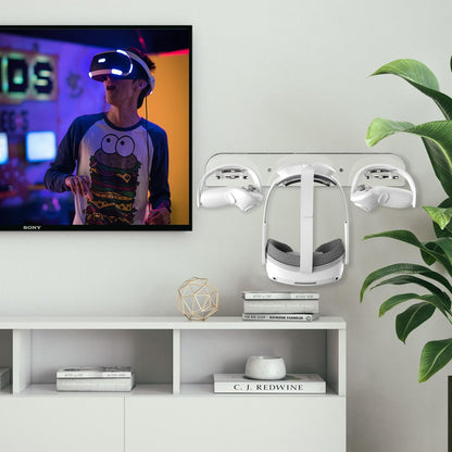 Acrylic Wall Mount For Vr Headsets - Black
