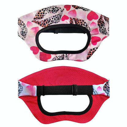 Breathable Vr Eye Mask - Sweatproof - Love Flower