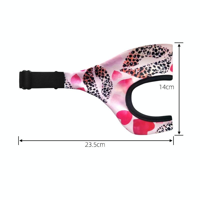 Breathable Vr Eye Mask - Sweatproof - Love Flower
