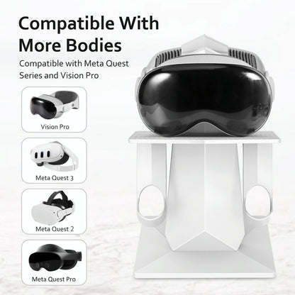 Universal Vr Headset Stand For Apple Vision Pro And Meta Quest 3 2