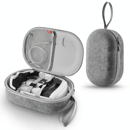 Protective Vr Storage Bag For Apple Vision Pro / Meta Quest 3 Glasses - Grey