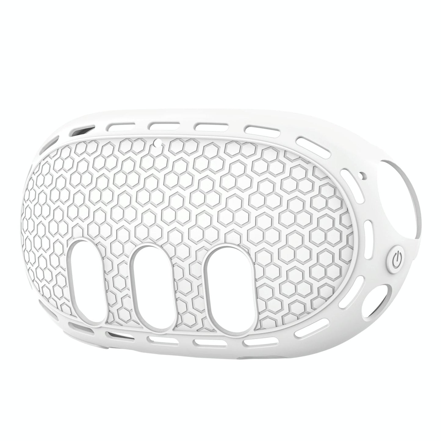 Silicone Vr Host Case For Meta Quest 3 - Fits All Sizes - White