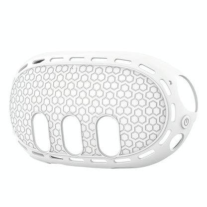 Silicone Vr Host Case For Meta Quest 3 - Fits All Sizes - White