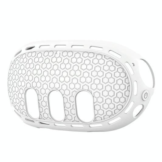 Silicone Vr Host Case For Meta Quest 3 - Fits All Sizes - White