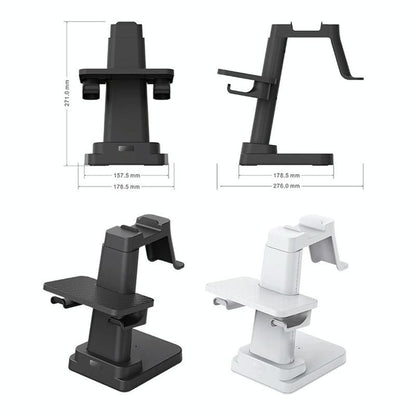 Universal Vr Headset Handle Bracket - Compatible With Pico4 Meta Quest Rift S Htc - White