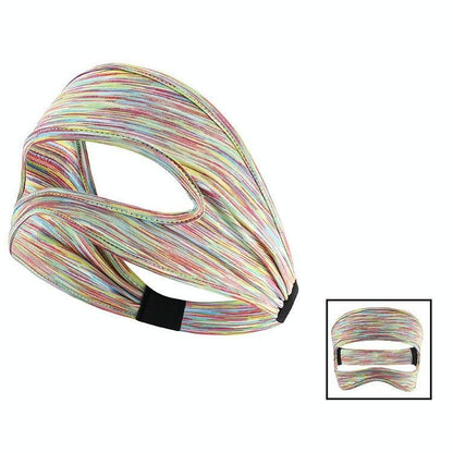 Gray Breathable Vr Eye Mask - Lightweight - Orange Gray