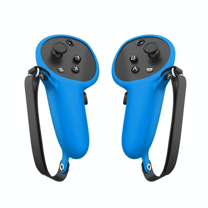 Pair Of Silicone Vr Handle Cases For Meta Quest Pro - Red