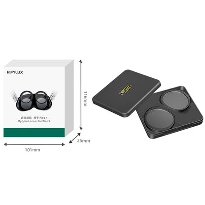 Vr Glasses Box For Pico 4 Hifylux - Magnetic Myopia - 1 Pair - 400 Degrees