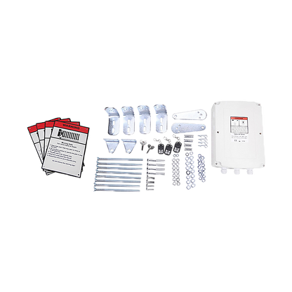 1000KG 10W Solar Double Swing Auto Motor Remote Gate Opener