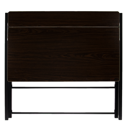 Folding Desk with Shelf Computer Laptop PC Table Side Home Office Furniture