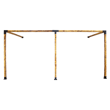 Roof Pergola Gazebo Shed Matte Black Steel Brackets DIY Kits