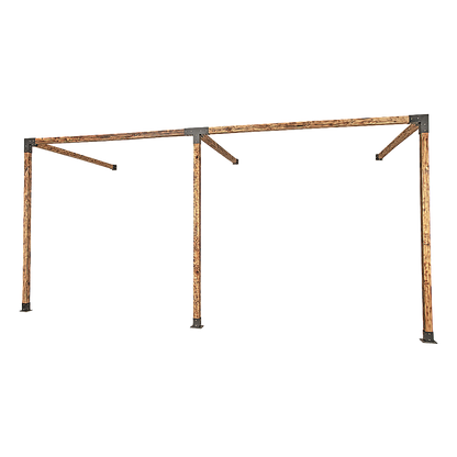 Roof Pergola Gazebo Shed Matte Black Steel Brackets DIY Kits