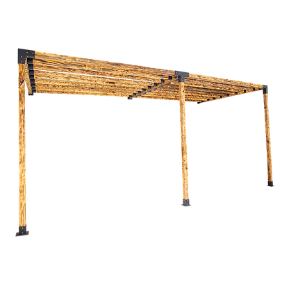 Roof Pergola Gazebo Shed Matte Black Steel Brackets DIY Kits