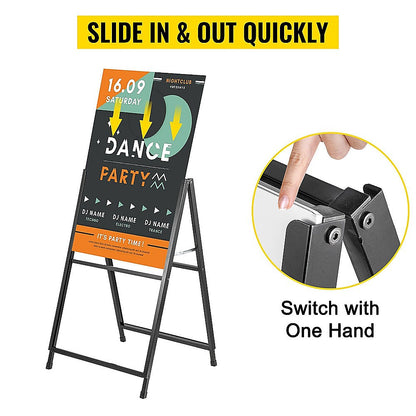 A Frame Sign 60x90cm Sidewalk Plastic Poster Board Outdoor Display