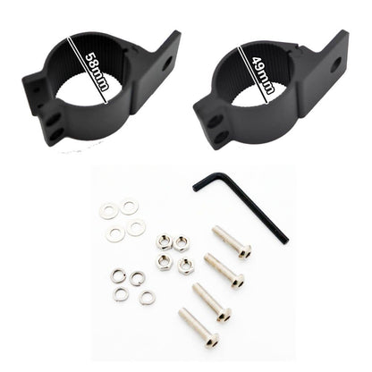 PAIR 2" Bullbar Mounting Bracket Clamp LED Light Bar HID ARB MOUNT UHF 49 54mm