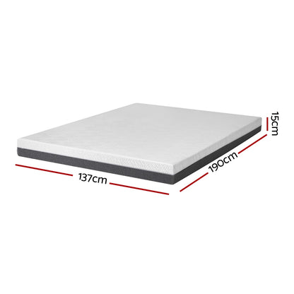 Giselle Bedding Memory Foam Mattress Bed Cool Gel Non Spring Comfort Double 15cm