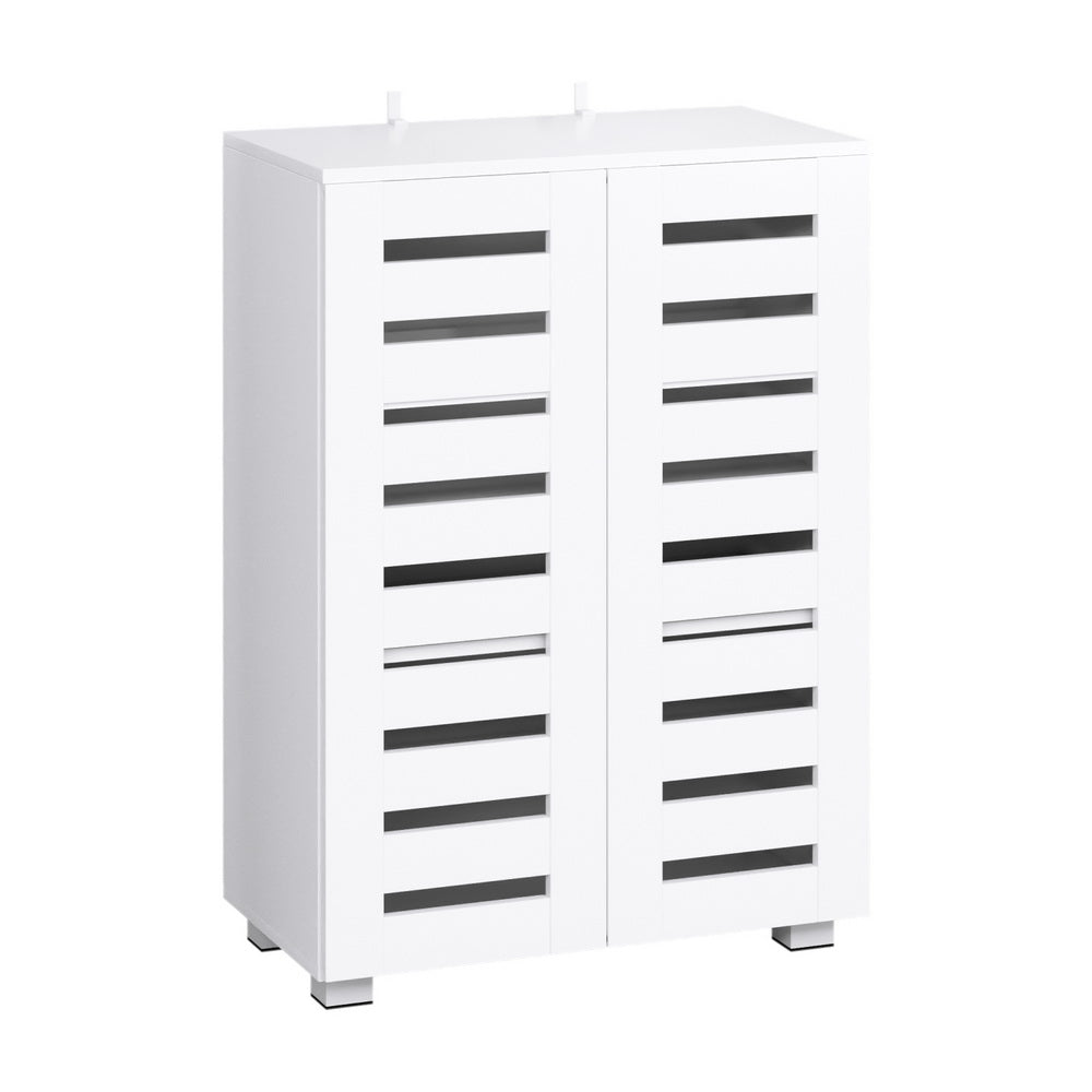 Artiss Shoe Rack Cabinet 20 Pairs 5-tier White Alster