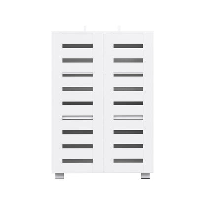 Artiss Shoe Rack Cabinet 20 Pairs 5-tier White Alster
