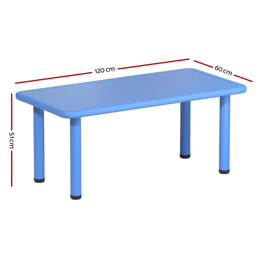 Keezi Kids Table Toddler Children Playing Table Party Study Plastic Desk 120cm