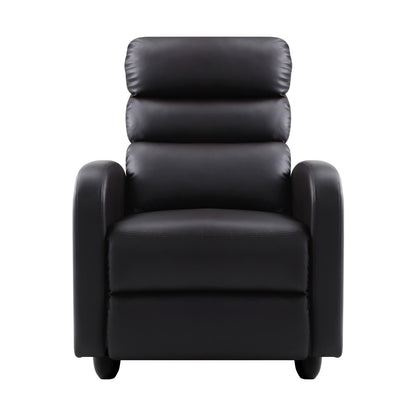Artiss Luxury Recliner Chair Chairs Lounge Armchair Sofa Leather Cover Brown