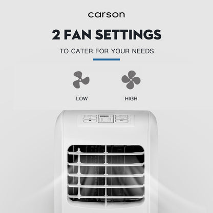 CARSON 3-in-1 Portable Air Conditioner Dehumidifier Fan Cooler Aircon 7000 BTU
