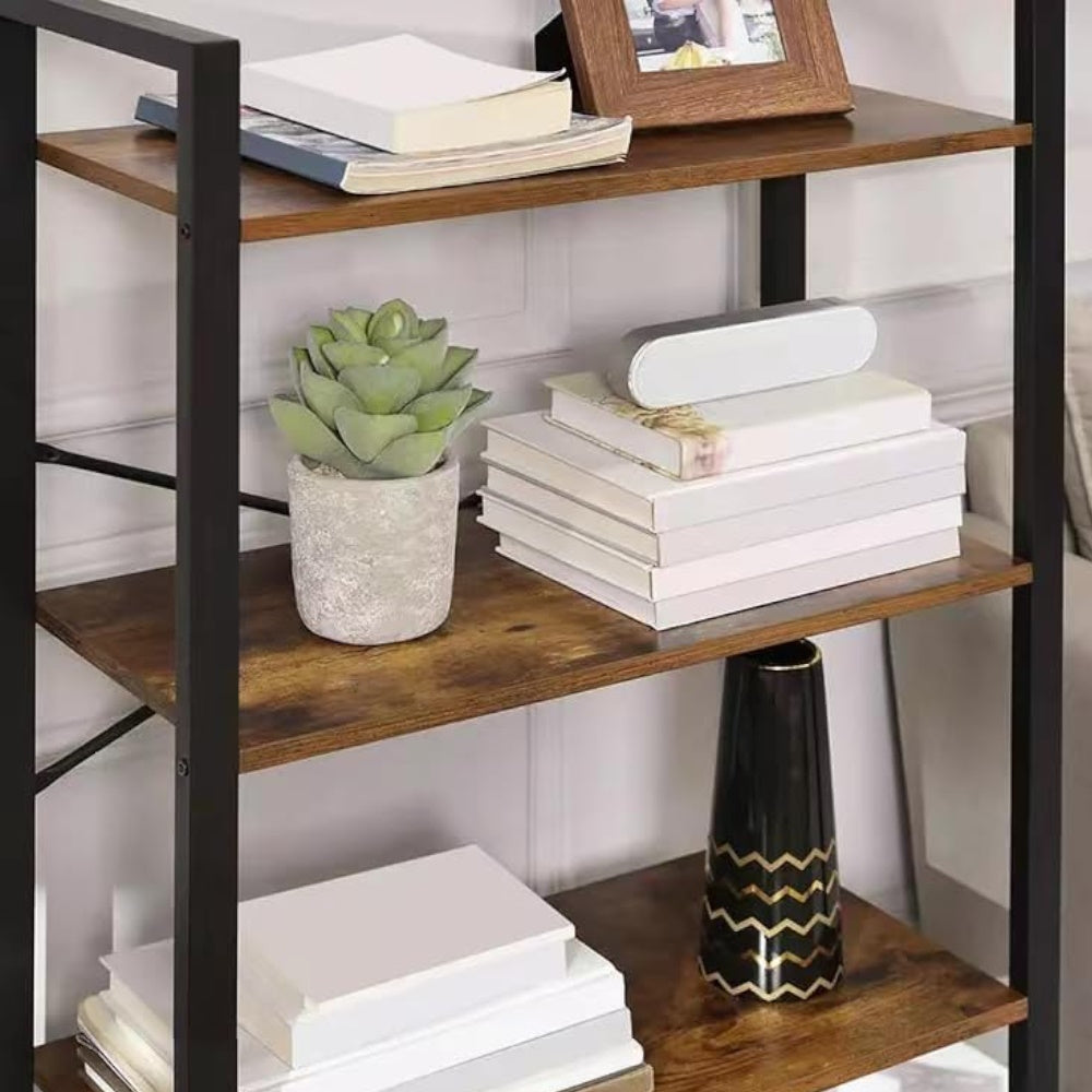EKKIO 4-Tiers Metal Wood Display Shelf EK-WBS-102-YXH
