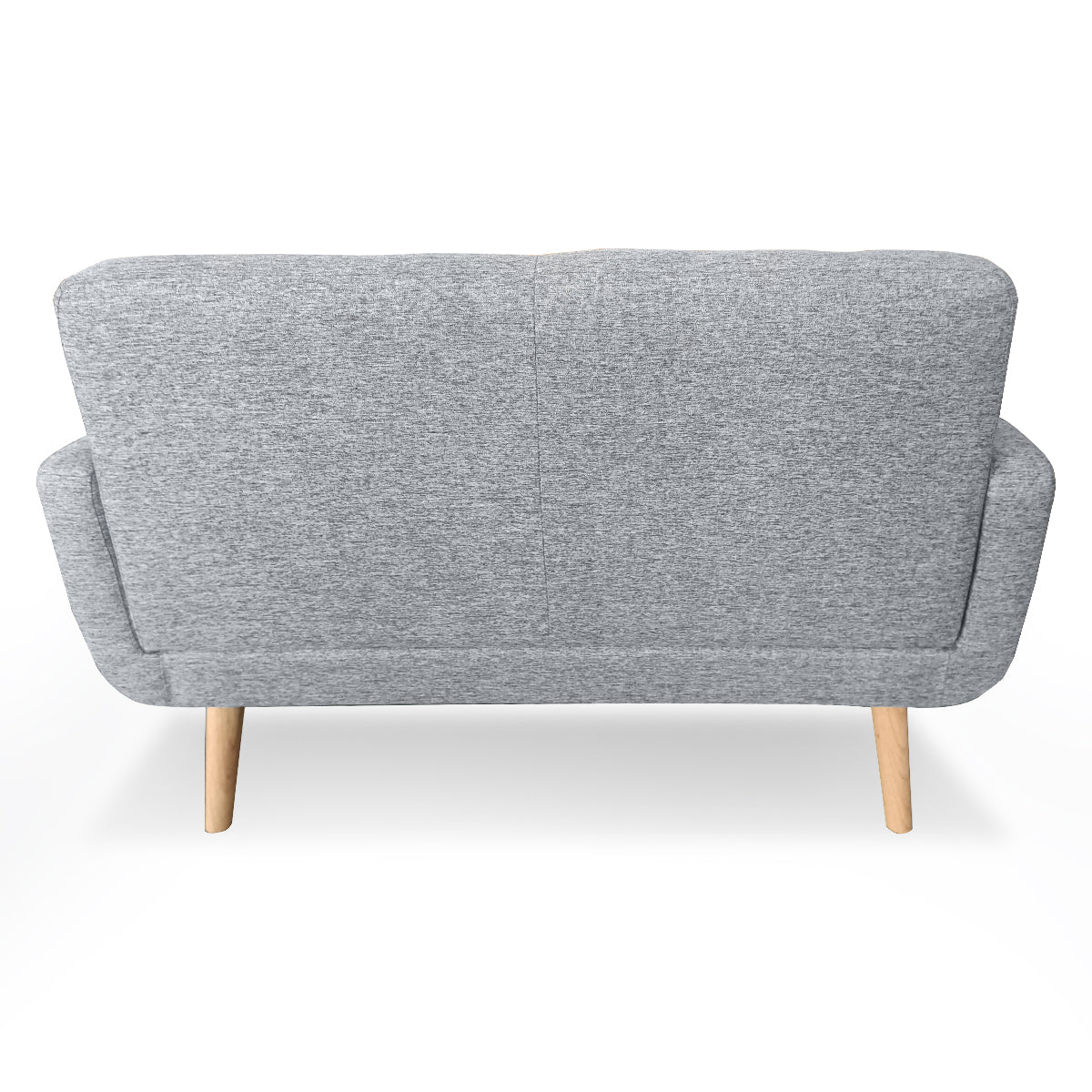 Sarantino 6-Seater Linen Fabric Sofa Set Couch Futon - Light Grey