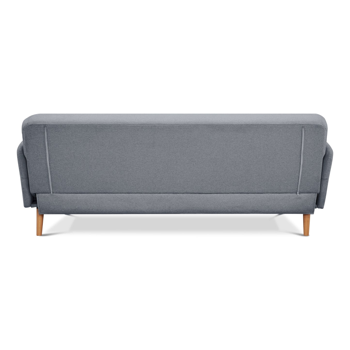 Brianna 3 Seater Sofa Bed Fabric Uplholstered Lounge Couch - Light Grey