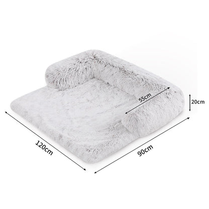 Kids Pet Sofa Bed Dog Cat Calming Waterproof Sofa Cover Protector Slipcovers XL