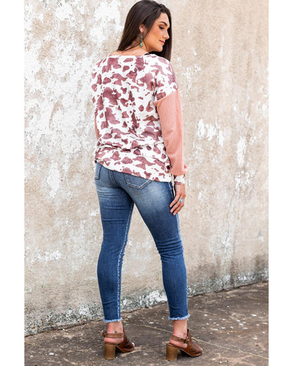 Azura Exchange Asymmetrical Long Sleeve Top - S