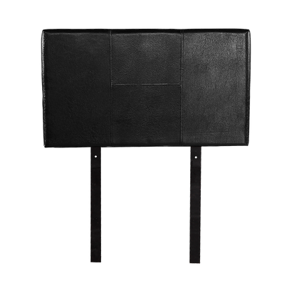 PU Leather Single Bed Headboard Bedhead - Black