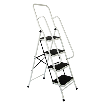 Foldable Non Slip 4 Step Steel Ladder
