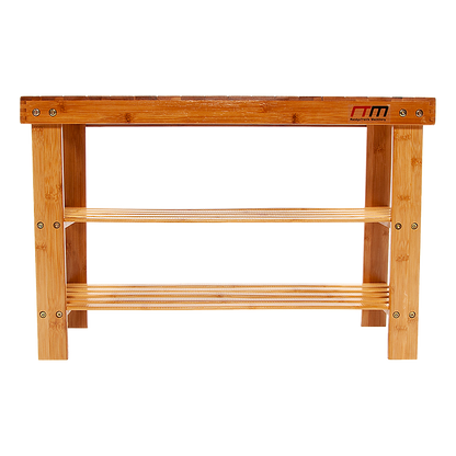 3 Tier Shoe Rack Bamboo Wooden Storage Shelf Stand Bench Cabinet Organiser