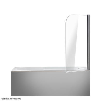 180° Pivot Door 6mm Safety Glass Bath Shower Screen 800x1400mm By Della Francesca