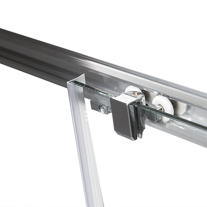 1200 x 800mm Sliding Door Nano Safety Glass Shower Screen By Della Francesca