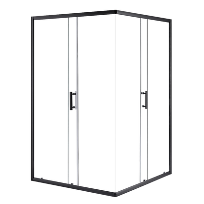 1200 x 800mm Sliding Door Nano Safety Glass Shower Screen By Della Francesca