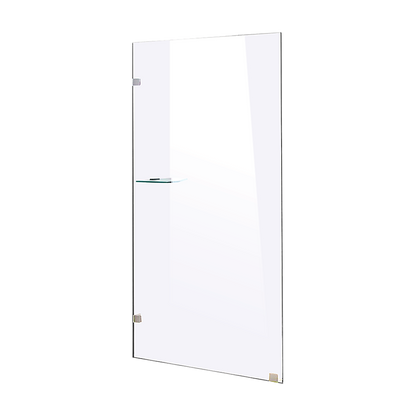 800 x 2100mm Frameless 10mm Safety Glass Shower Screen