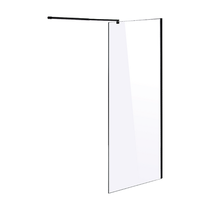 1000 x 2100mm Frameless 10mm Safety Glass Shower Screen
