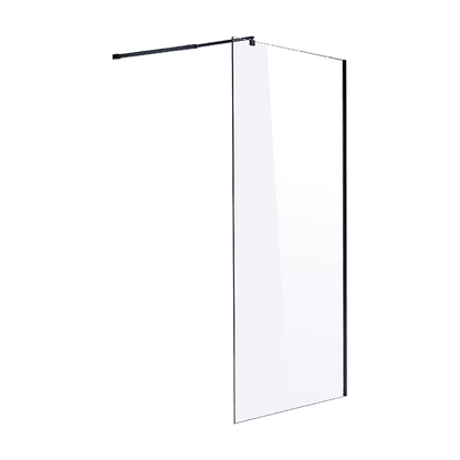 1000 x 2100mm Frameless 10mm Safety Glass Shower Screen