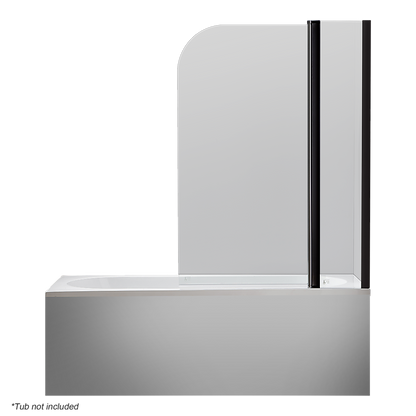 180° Pivot Door 6mm Safety Glass Bath Shower Screen 1000x1400mm By Della Francesca